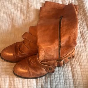 Brown Leather Boots